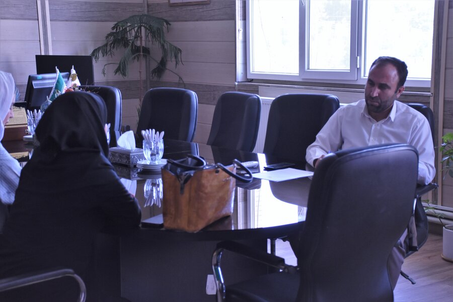 دیدار چهره به چهرۀ مدیرکل بهزیستی با مددجویان