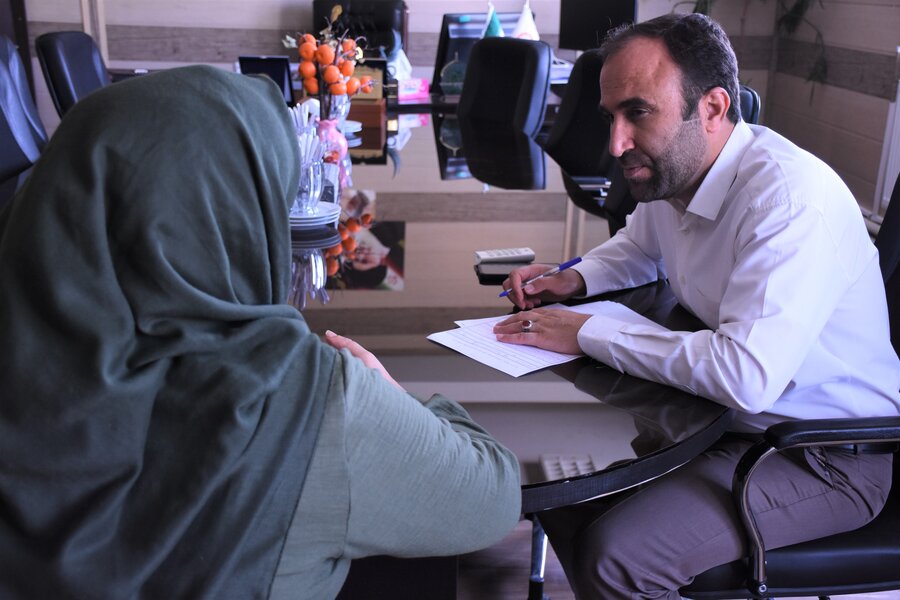 دیدار چهره به چهرۀ مدیرکل بهزیستی با مددجویان