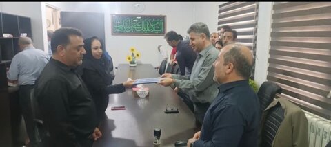 پیشوا | مراسم معارفه مسئول سلامت اجتماعی بهزیستی پیشوا برگزار شد