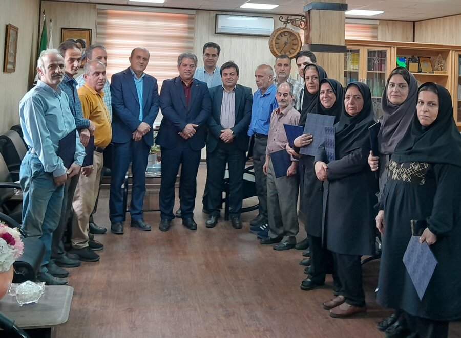 تقدیر سرپرست بهزیستی گیلان از کارکنان حوزه خدمات بهزیستی استان