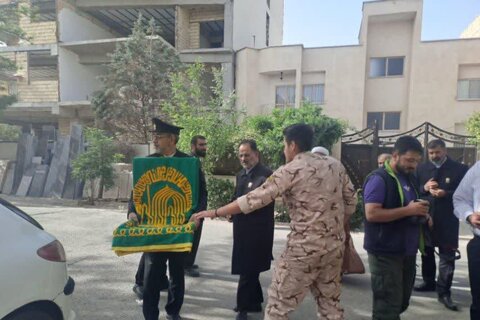 مراسم کاروان زیر سایه خورشید در خانه سالمندان آسایش برگزار شد