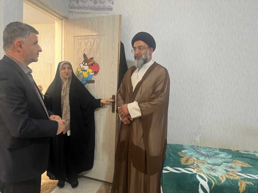 پیشوا | به مناسبت دهه کرامت بازدید امام جمعه از خانه کوچک سرای معراج