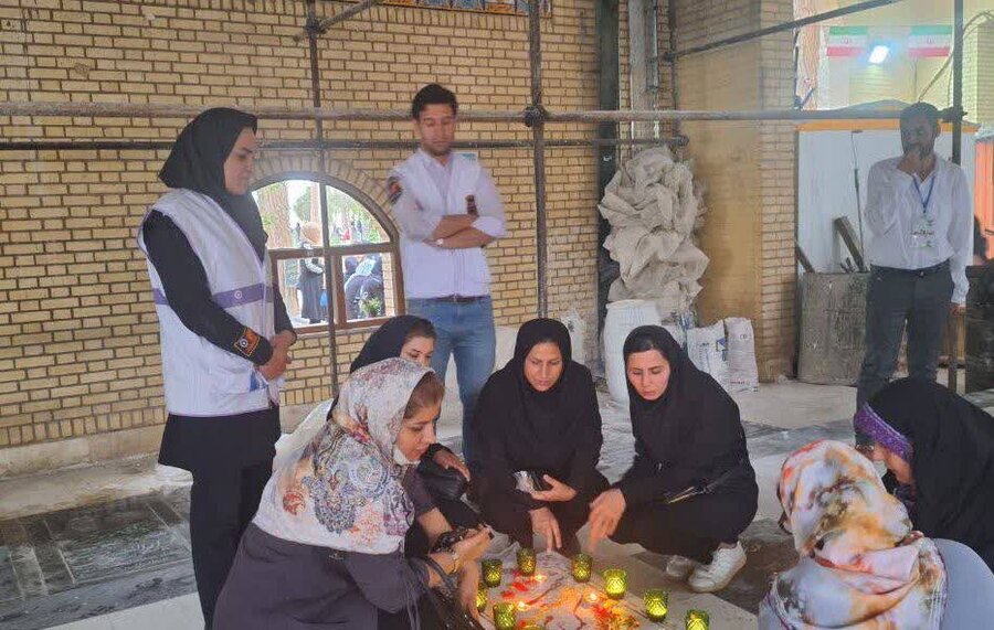 شهر قدس| مراسم غبارروبی گلزار شهدای شهرستان در دهه کرامت