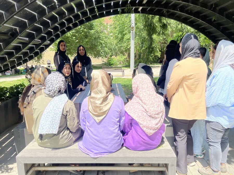 پاکدشت | اردوی یک‌روزه شاد و آموزشی برای دختران در معرض آسیب مرکز "ندای مهر" برگزار شد