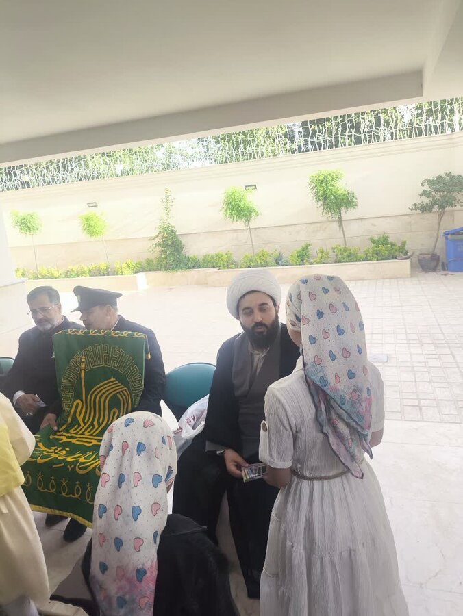 پاکدشت | مراسم پرچم‌گردانی در مراکز شبه خانواده شهرستان برگزار شد