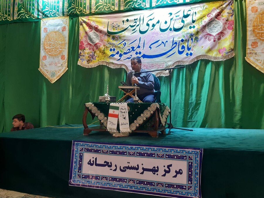 ورامین | تقدیر از دختران کم‌توان ذهنی  مرکز اموزشی روزانه ریحانه