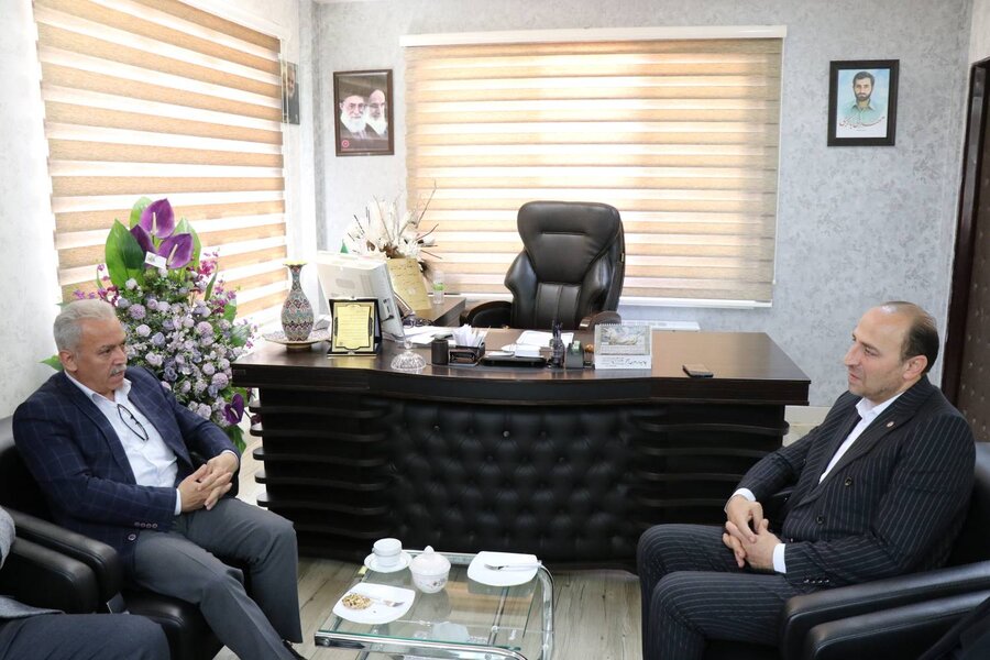 دیدار رئیس دانشکده پرستاری و مامایی آذربایجان‌غربی با مدیرکل بهزیستی استان