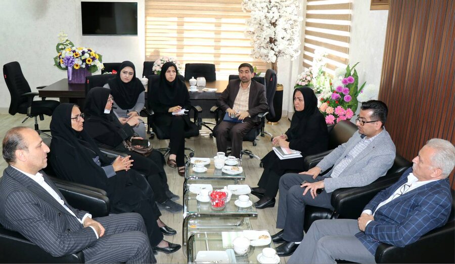 دیدار رئیس دانشکده پرستاری و مامایی آذربایجانغربی با مدیرکل بهزیستی استان