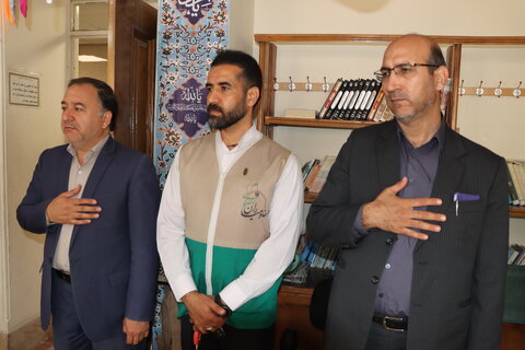 گزارش تصویری ا  آیین پرچم‌گردانی و گرامیداشت میلاد امام رضا (ع)