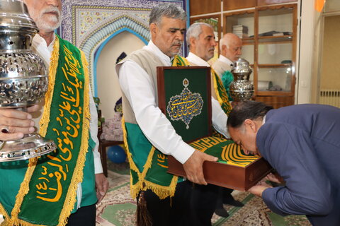 گزارش تصویری ا  آیین پرچم‌گردانی و گرامیداشت میلاد امام رضا (ع)