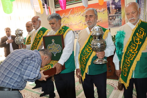 گزارش تصویری ا  آیین پرچم‌گردانی و گرامیداشت میلاد امام رضا (ع)