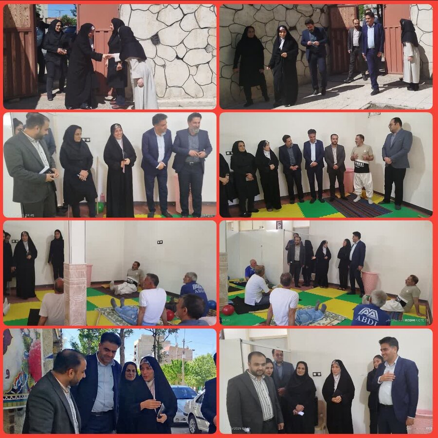  بازدید معاون توانبخشی سازمان بهزیستی کشور از مرکز شهرستان بهار