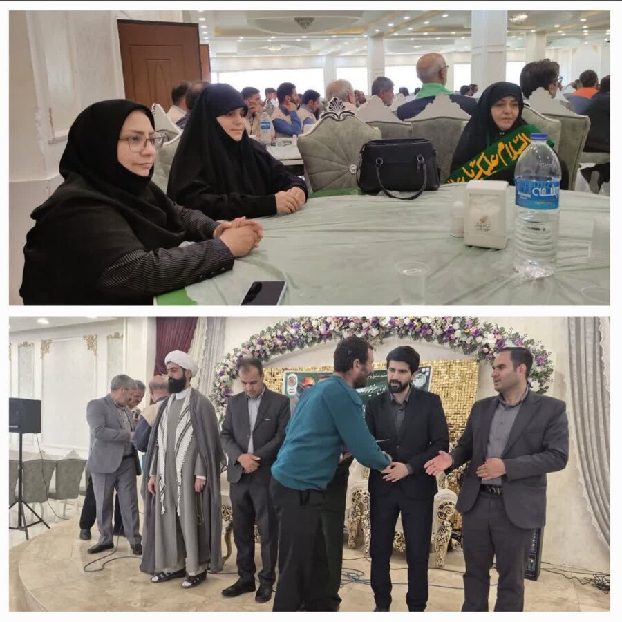 تقدیر از کارگران عضو بهزیستی در شهرستان رزن