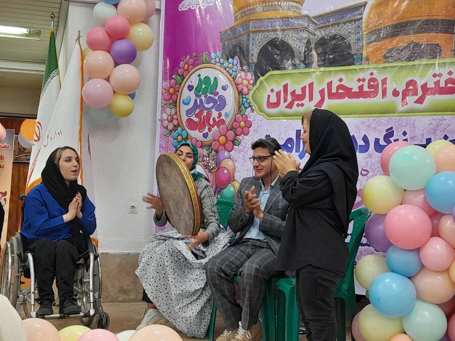 جشن دهه کرامت و روز دختر بهزیستی گیلان