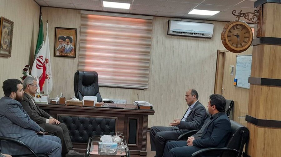 دیدار نماینده مردم رشت در مجلس شورای اسلامی با سرپرست بهزیستی گیلان