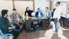 برگزاری میز خدمت اداره کل بهزیستی کهگیلویه و بویراحمد در مصلی یاسوج 