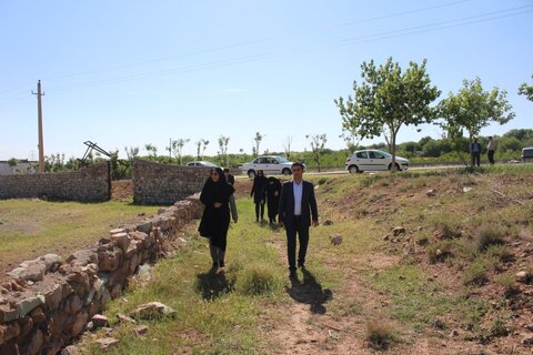 بازدید مدیرکل بهزیستی البرز از زمین اهدایی در فشند با هدف تبدیل آن به مرکز تفریحی و رفاهی