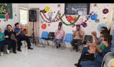 مراسم ولادت امام رضا علیه‌السلام در مرکز توانبخشی و حرفه آموزی "پرتو مهر" برگزار شد