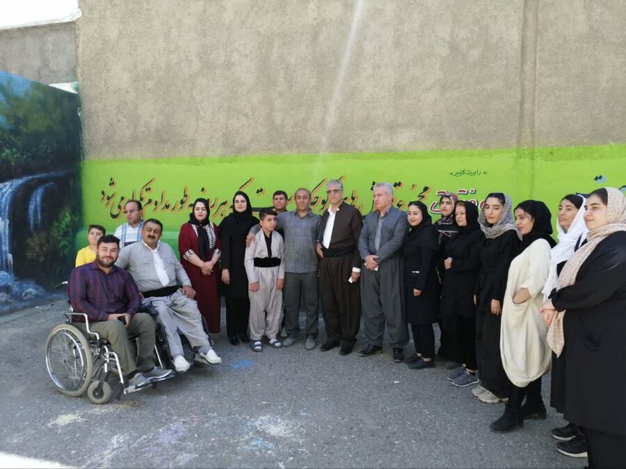 بازدید نماینده مریوان و سروآباد، شهردار و رئیس بهزیستی مریوان از مرکز توانبخشی شبانهروزی باران رحمت