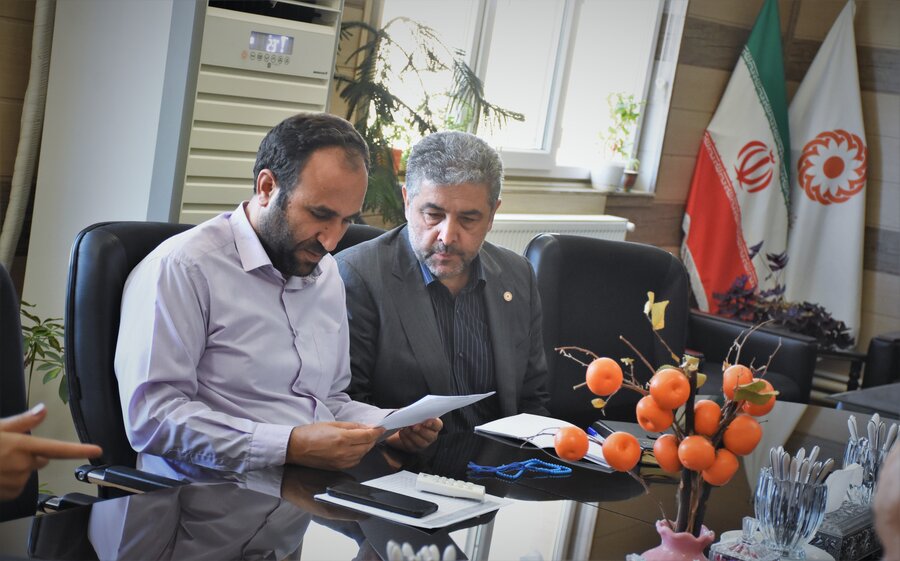 دیدار مدیرکل با اعضای مؤسسه حامی ناشنوایان