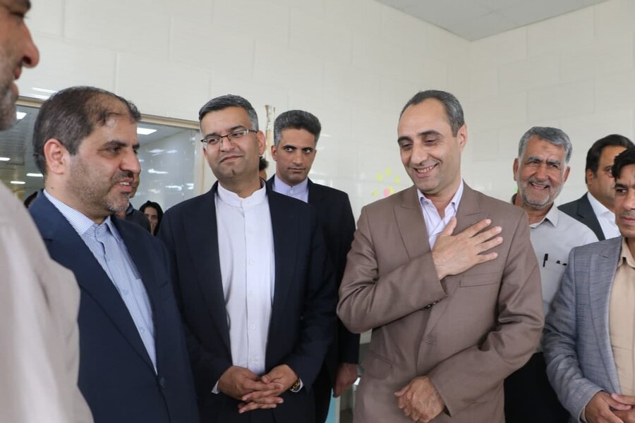عیادت مسئولین  استانی از موسسه خیریه محبت 
