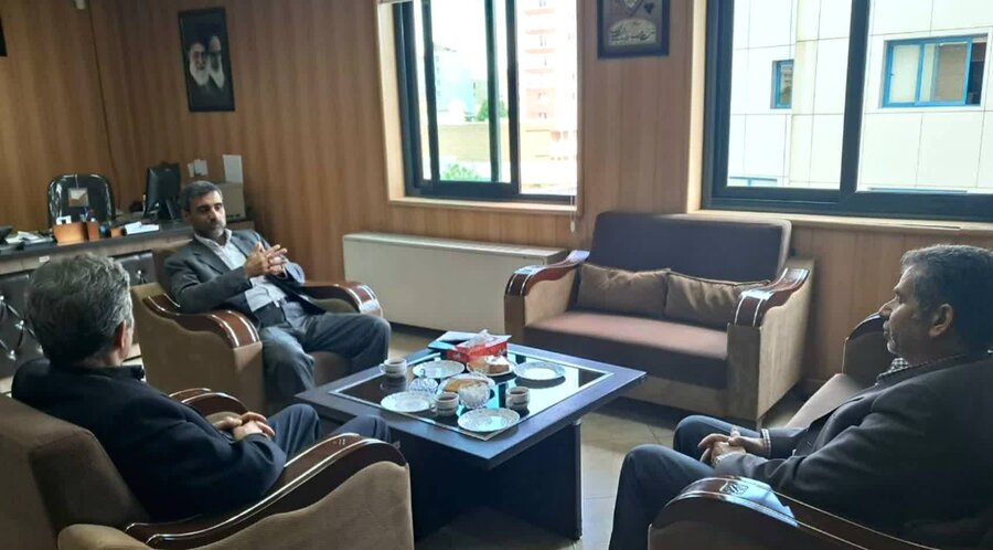 دیدار معاون بهزیستی آذربایجان غربی با مدیرکل حج و زیارت استان