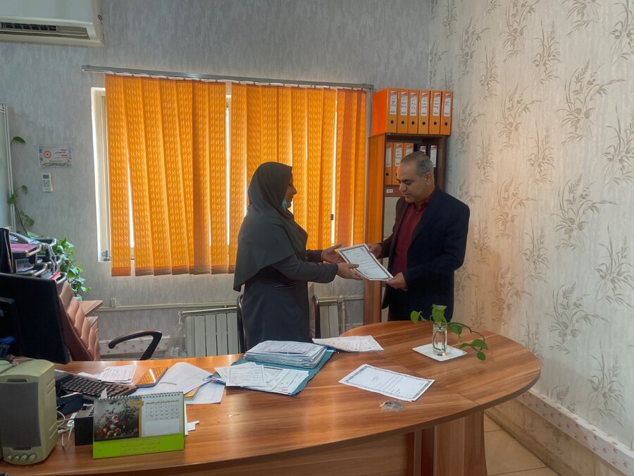 رباط کریم| تقدیر از روانشناسان اداره