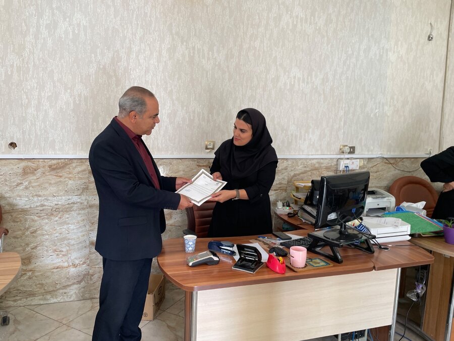 رباط کریم| تقدیر از روانشناسان اداره