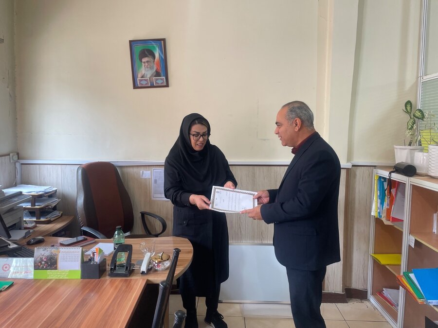 رباط کریم| تقدیر از روانشناسان اداره