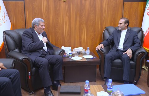 دیدار آقای قاسمی نماینده شهر رضا با رئیس سازمان بهزیستی کشور