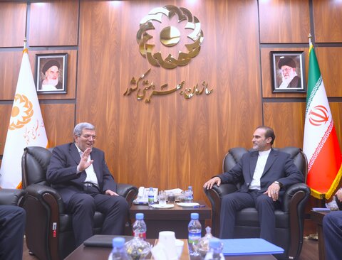 دیدار آقای قاسمی نماینده شهر رضا با رئیس سازمان بهزیستی کشور