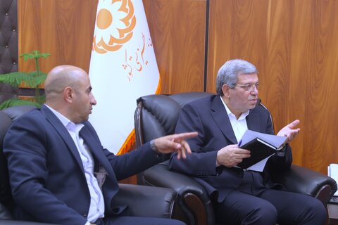 دیدار آقای کرد نماینده خاش با رئیس سازمان بهزیستی کشور