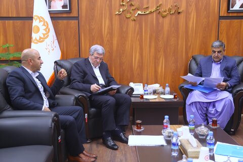 دیدار آقای کرد نماینده خاش با رئیس سازمان بهزیستی کشور