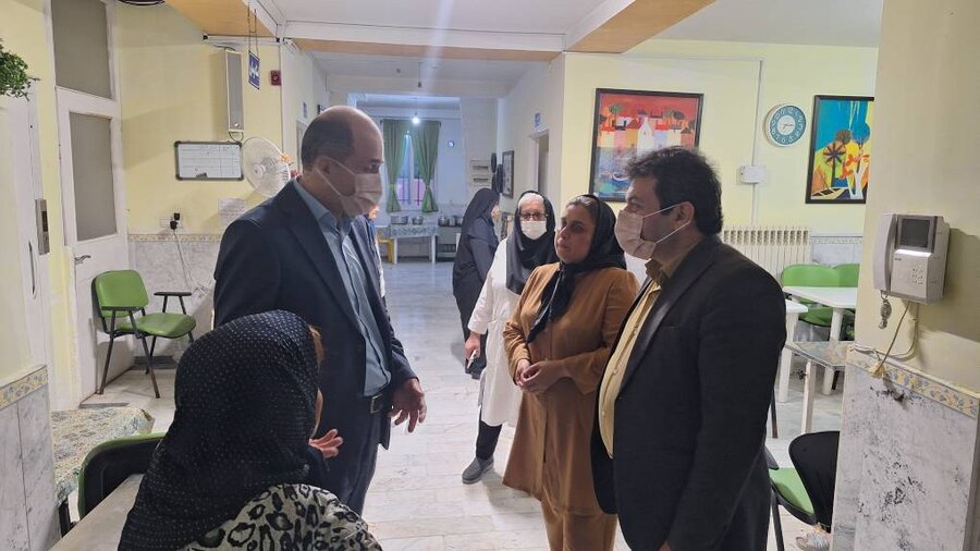 بازدید سرزده سرپرست بهزیستی گیلان از مراکز توانبخشی شهرستان رشت