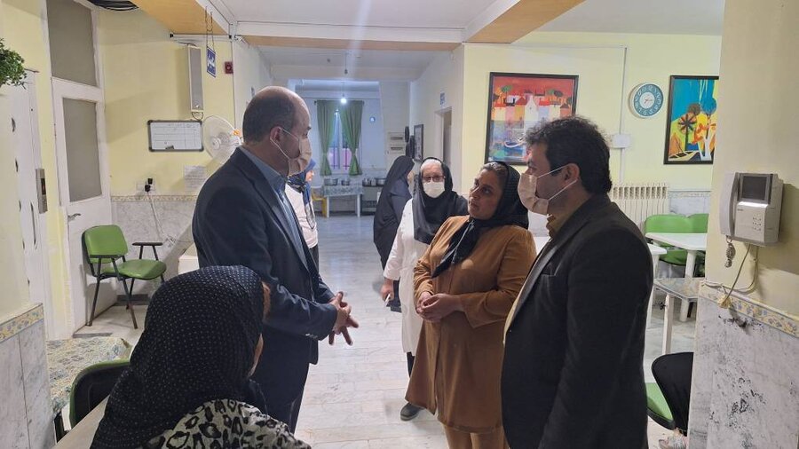 بازدید سرزده سرپرست بهزیستی گیلان از مراکز توانبخشی شهرستان رشت