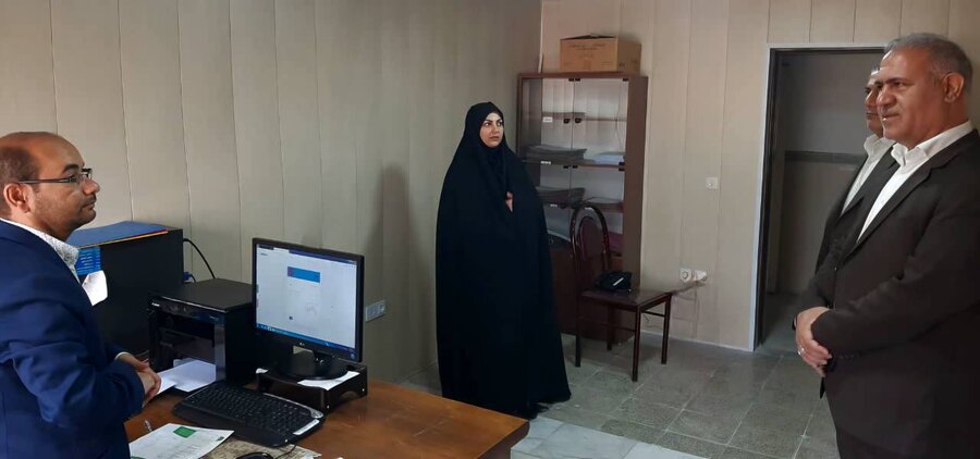 بازدید فرماندار از بهزیستی شاهین دژ