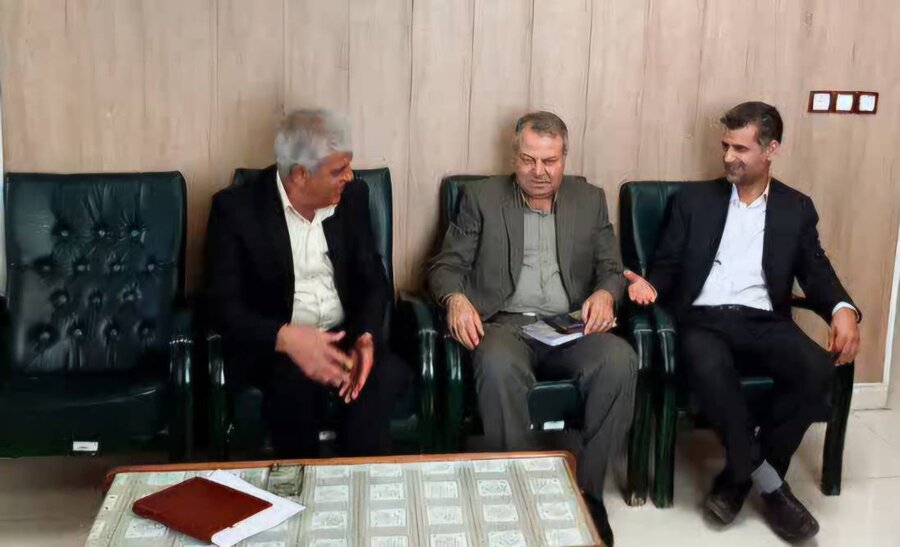 جلسه رئیس بهزیستی ماکو با رئیس اداره اوقاف و امور خیریه شهرستان