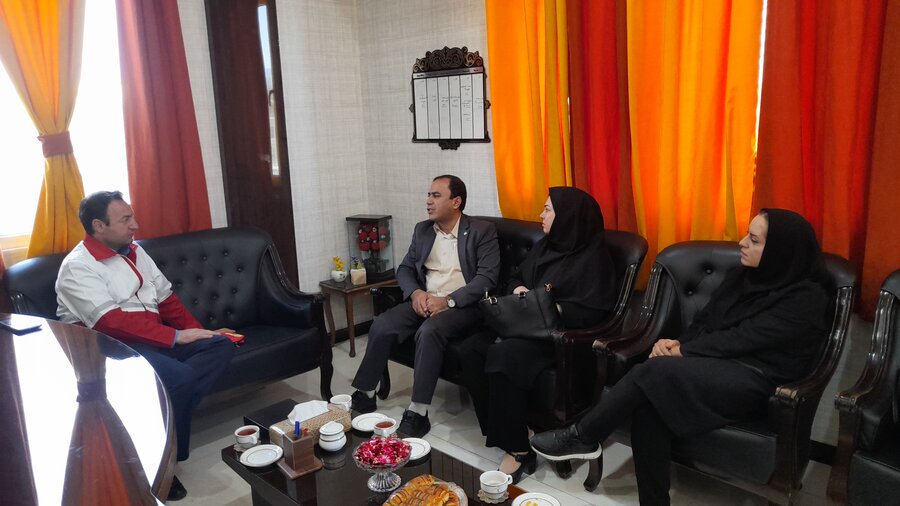 دیدار مدیرکل بهزیستی با رئیس جمعیت هلال احمر  استان