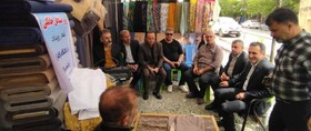 بازدید رئیس بهزیستی پیرانشهر از بازارچه فروش محصولات خانگی