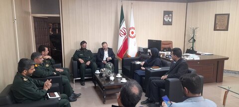 گزارش تصویری| جانشین فرمانده سپاه انصار المهدی (عج)زنجان با سرپرست بهزیستی استان دیدار کرد