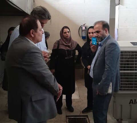 بازدبد اداره کل امور اجتماعی استانداری و مدیر بهزیستی کرج از مرکز اعصاب و روان ایراندخت