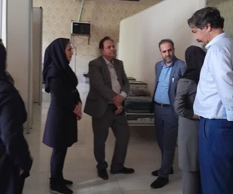بازدبد اداره کل امور اجتماعی استانداری و مدیر بهزیستی کرج از مرکز اعصاب و روان ایراندخت