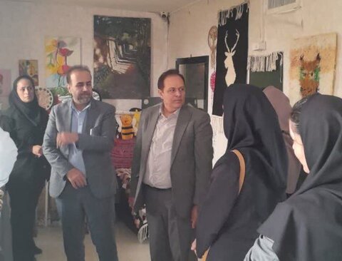بازدبد اداره کل امور اجتماعی استانداری و مدیر بهزیستی کرج از مرکز اعصاب و روان ایراندخت