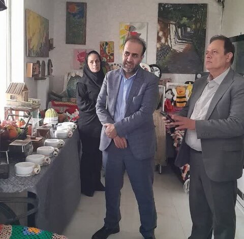 بازدبد اداره کل امور اجتماعی استانداری و مدیر بهزیستی کرج از مرکز اعصاب و روان ایراندخت