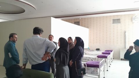 بازدبد اداره کل امور اجتماعی استانداری و مدیر بهزیستی کرج از مرکز اعصاب و روان ایراندخت
