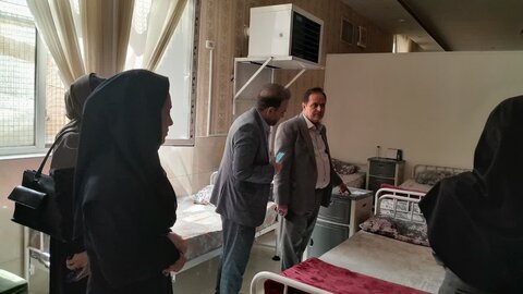 بازدبد اداره کل امور اجتماعی استانداری و مدیر بهزیستی کرج از مرکز اعصاب و روان ایراندخت