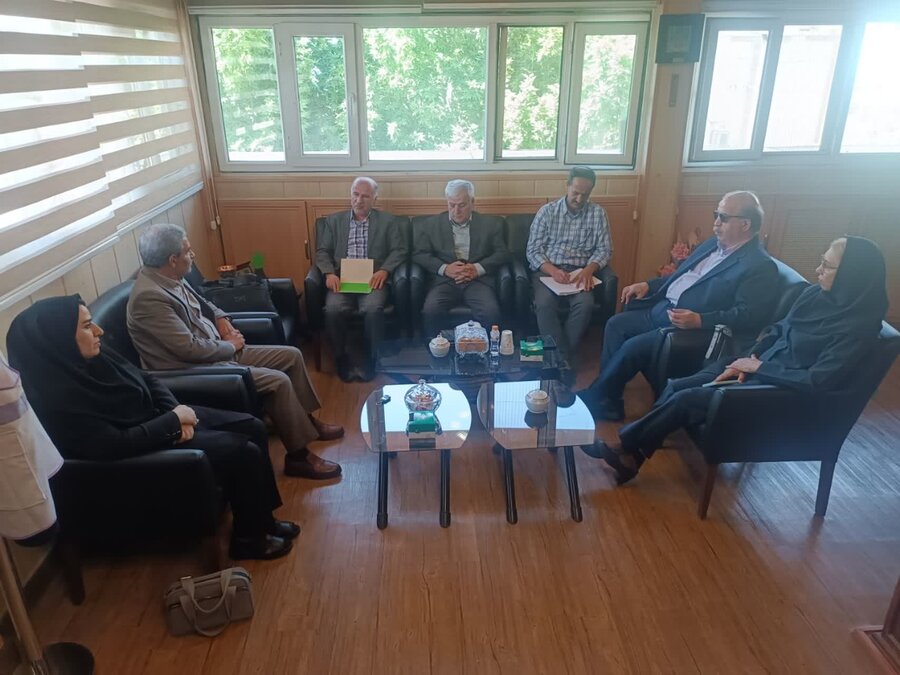جلسه طرح توانمندسازی افراد دارای آسیب بینایی در کردستان 