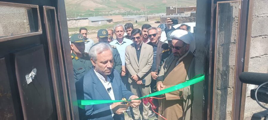 افتتاح مسکن مددجویی در روستای امیرآباد قروه