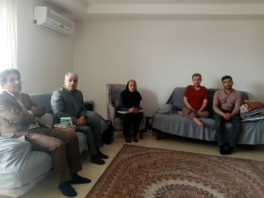 بازدید از فعالیتهای توانبخشی مبتنی بر خانواده در سنندج