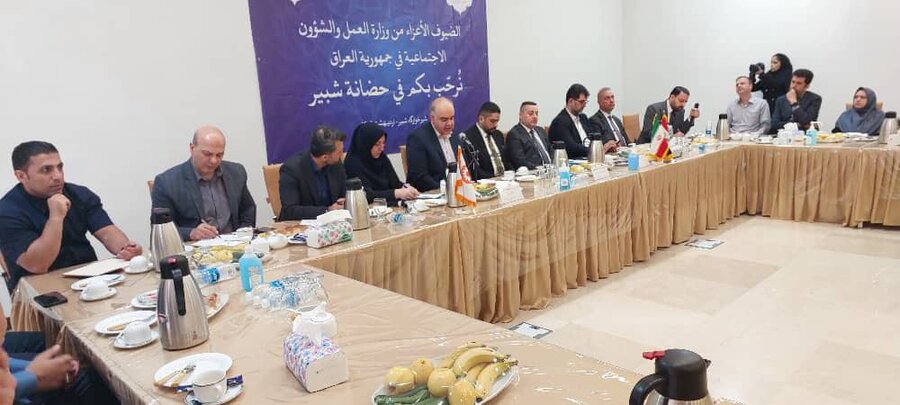 بازدید هیأت عراقی از شیرخوارگاه شبیر